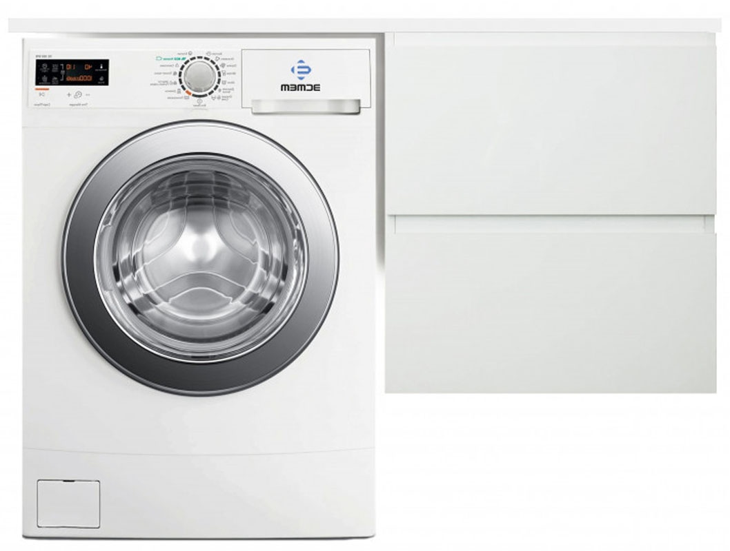 Тумба с раковиной Эстет Dallas Luxe 140 L ФР-00002519 белая глянцевая
