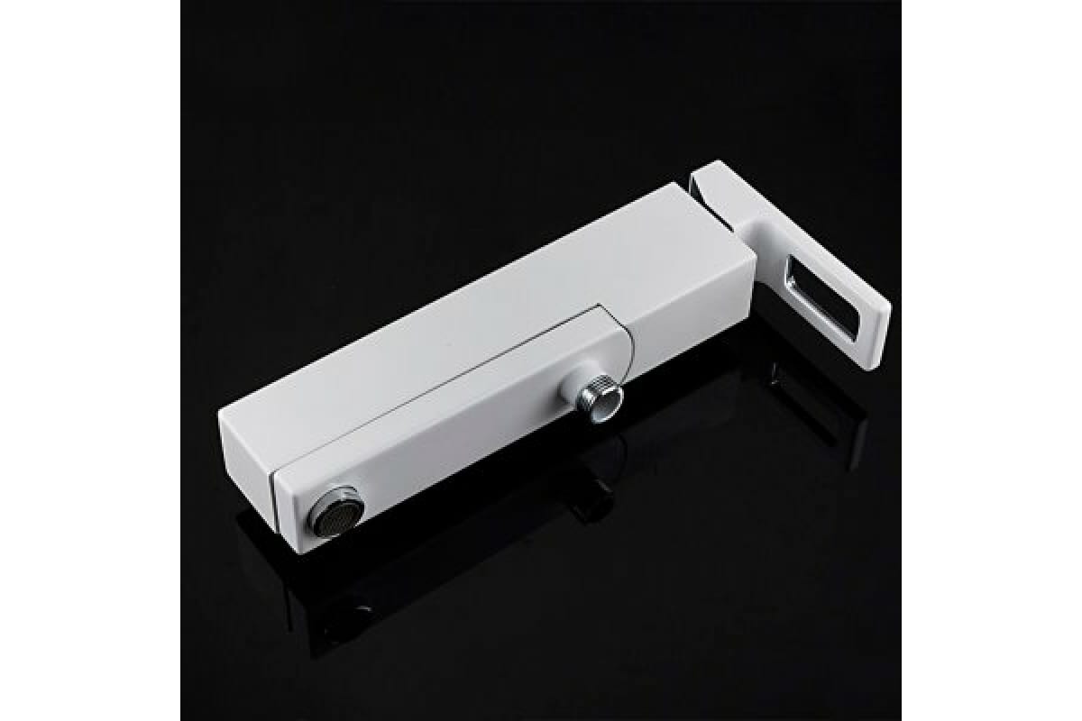 Смеситель для ванны с душем Gappo G3217-8 белый / хром