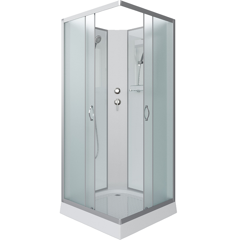 Душевая кабина Niagara Classic 90х90см NG-1101-14BK профиль хром