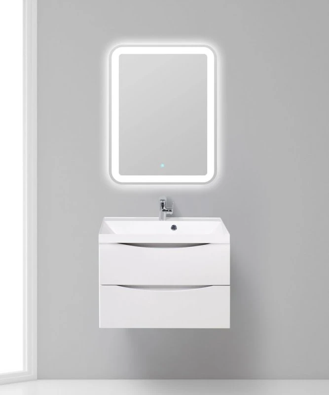 Тумба под раковину BelBagno Marino 70 MARINO-CER-700-2C-SO-BL-P белая глянцева