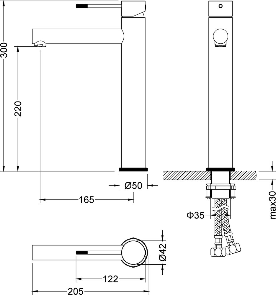 Смеситель для раковины Timo Saona 2311/00F хром