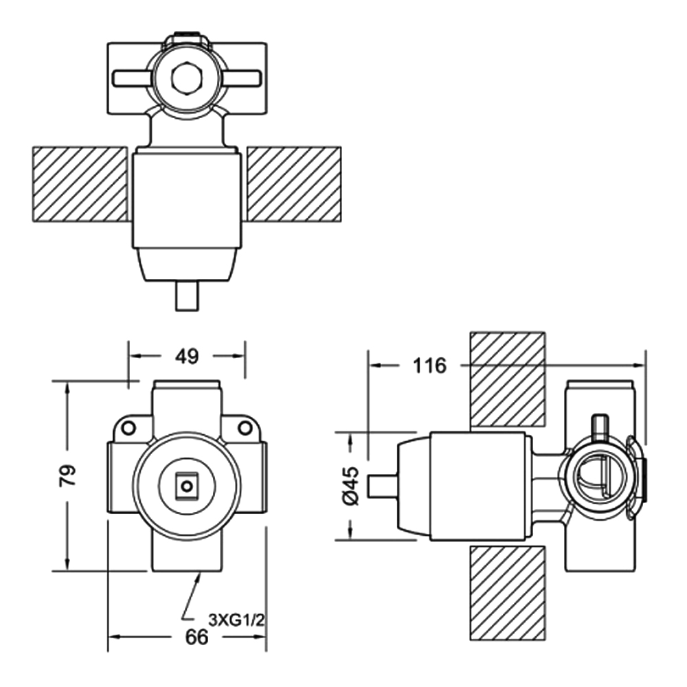 Гигиенический душ Bravat Eler D9137CP-RUS со смесителем, хром