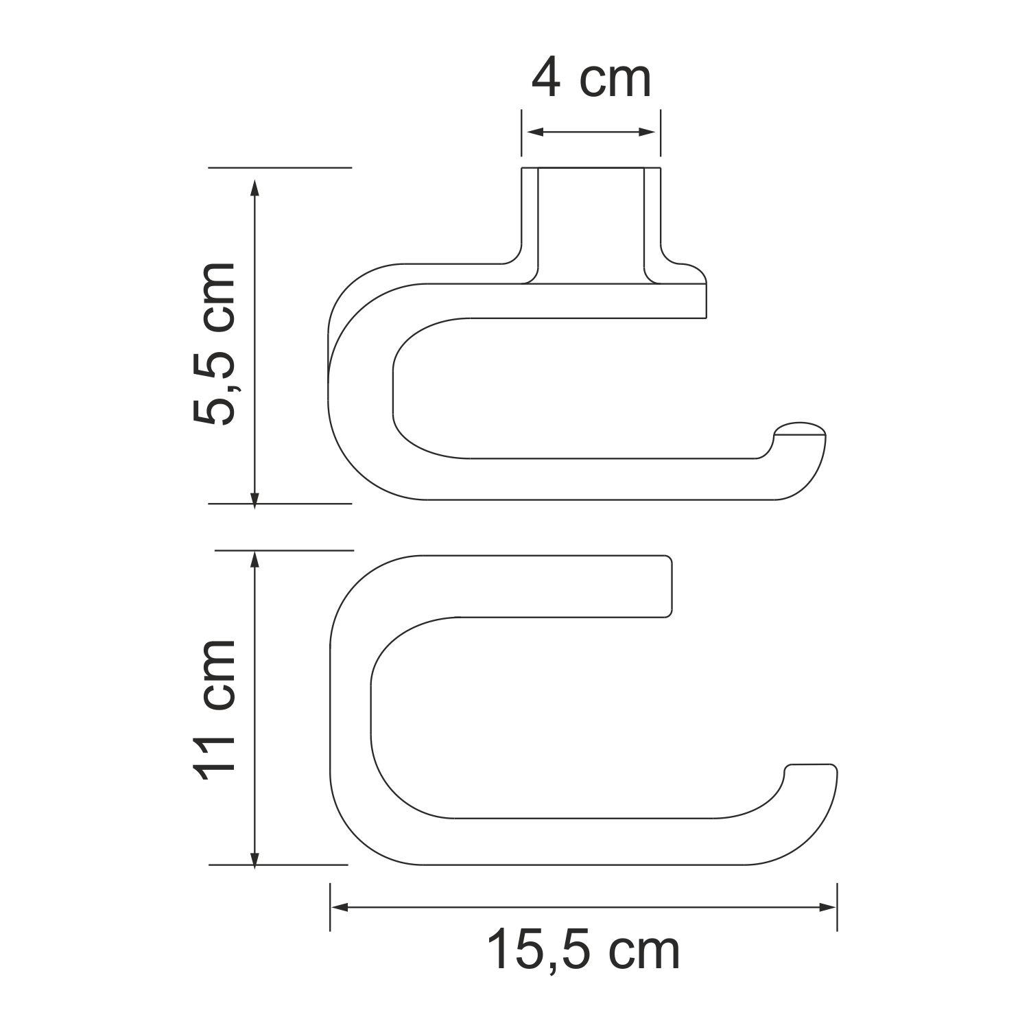 Держатель туалетной бумаги Wasserkraft Kammel K-8396 хром