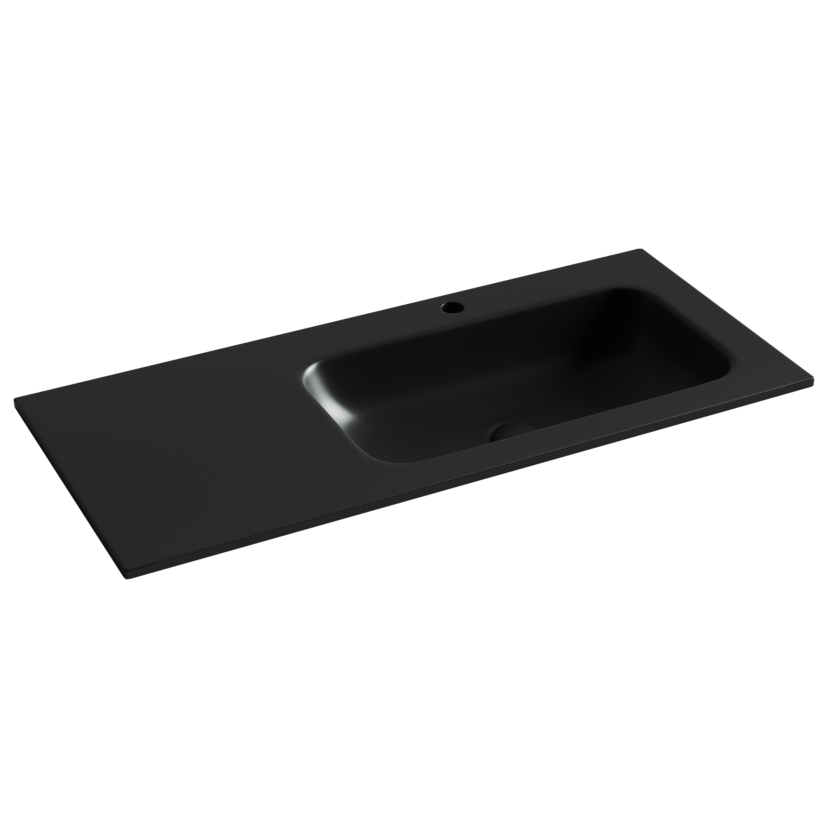 Раковина встраиваемая Ceramica Nova Grace 100см CN7015MB черная матовая