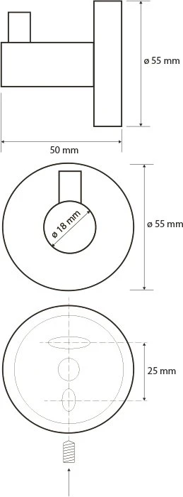 Крючок Bemeta Neo 104106025 хром