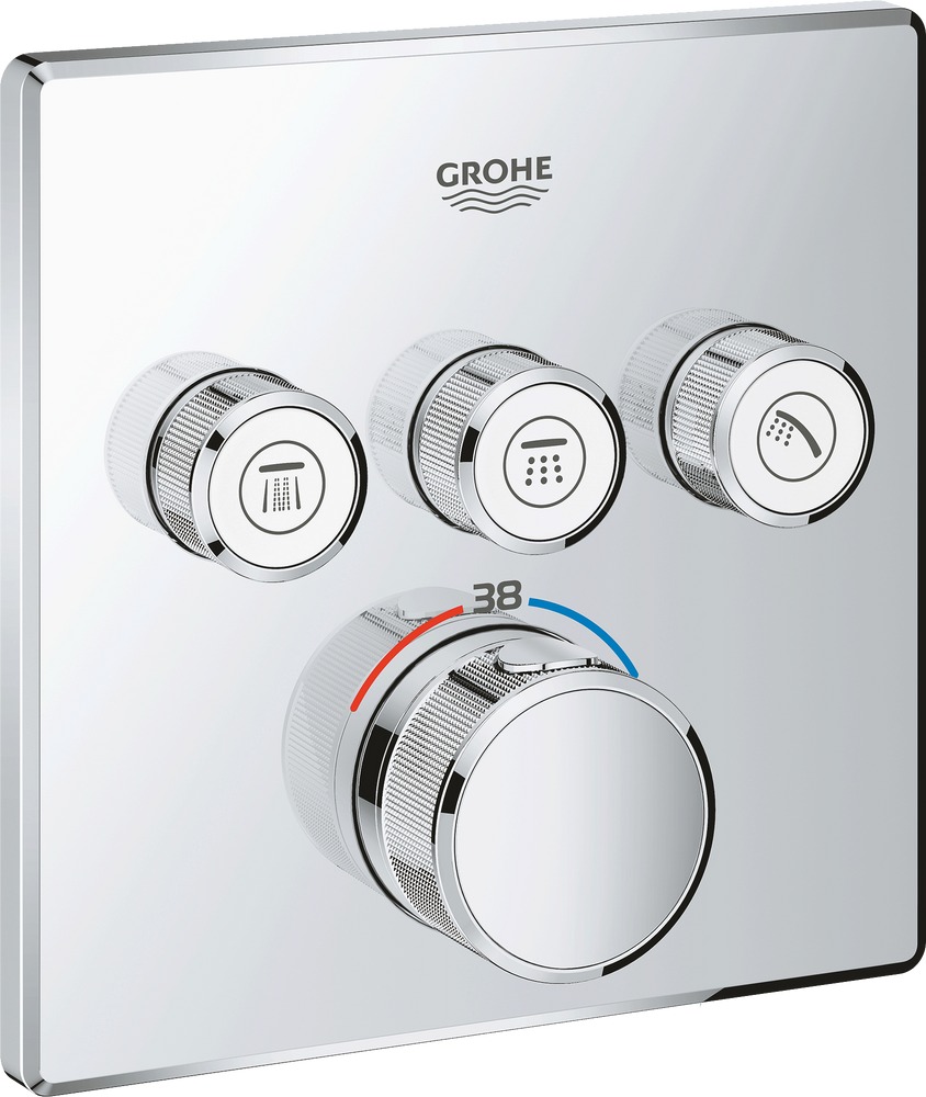 Термостатический смеситель Grohe Grohtherm SmartControl 29126000 для душа, хром