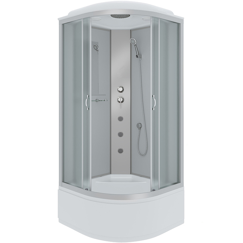 Душевая кабина Niagara Classic 90x90см NG-2308G профиль хром