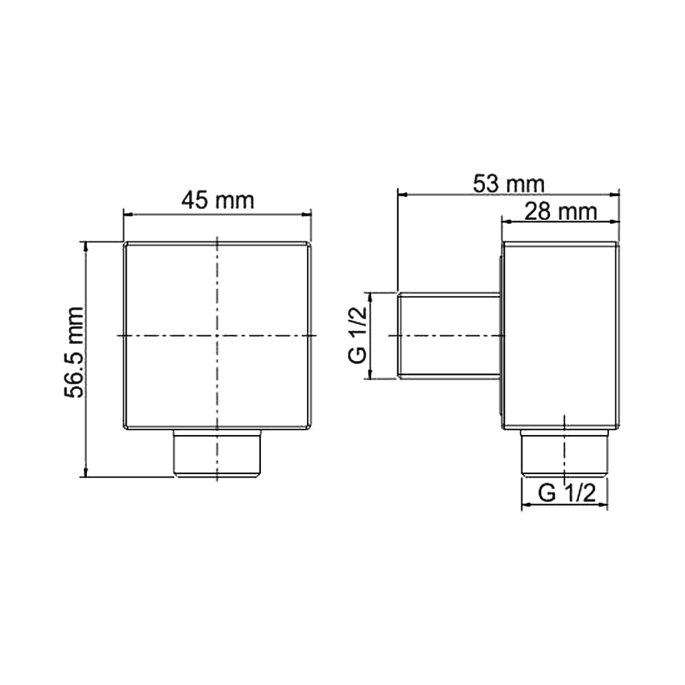 Шланговое подключение для душа Wasserkraft Glan A178 черное