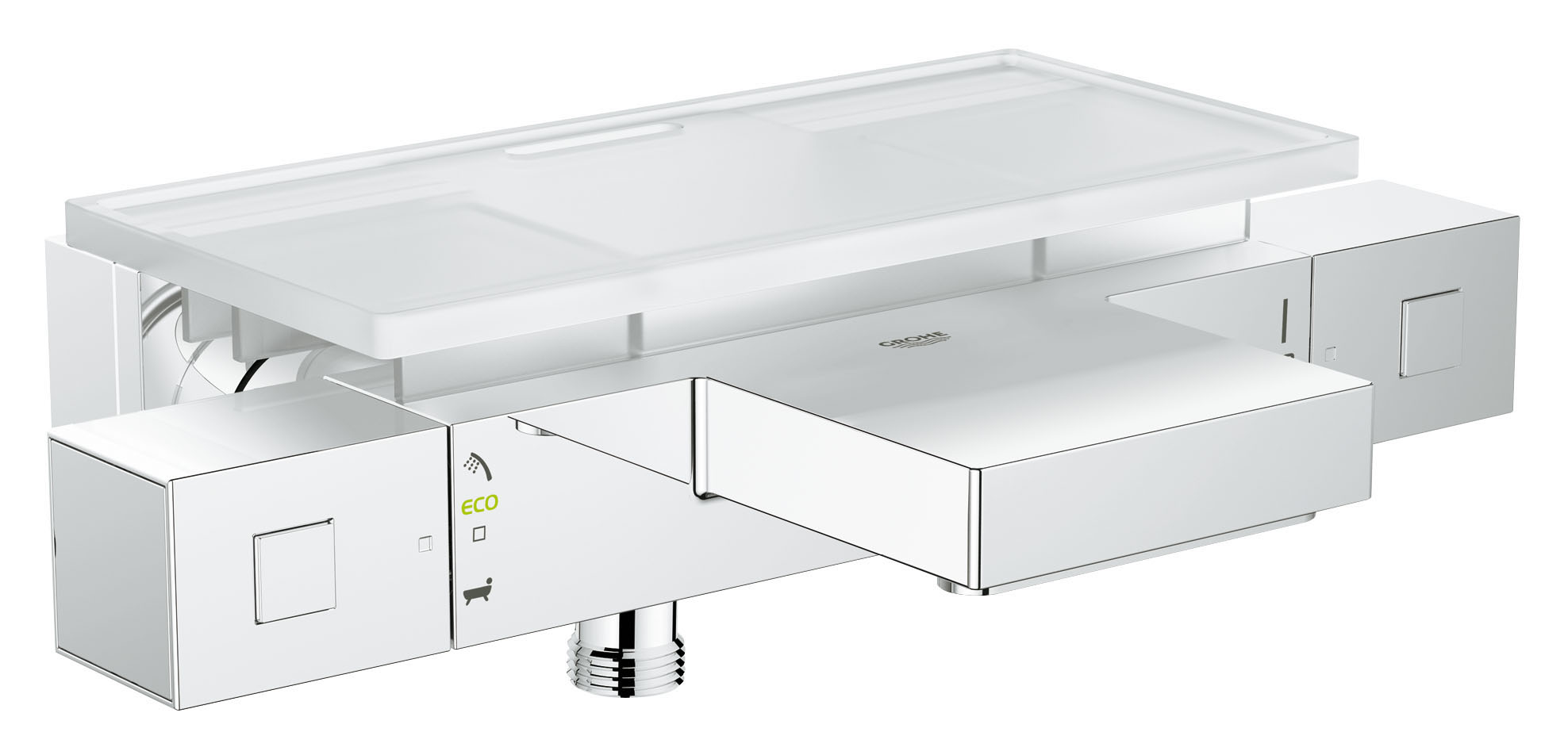 Термостатический смеситель Grohe Grohtherm Cube 34502000 для ванны с душем, хром