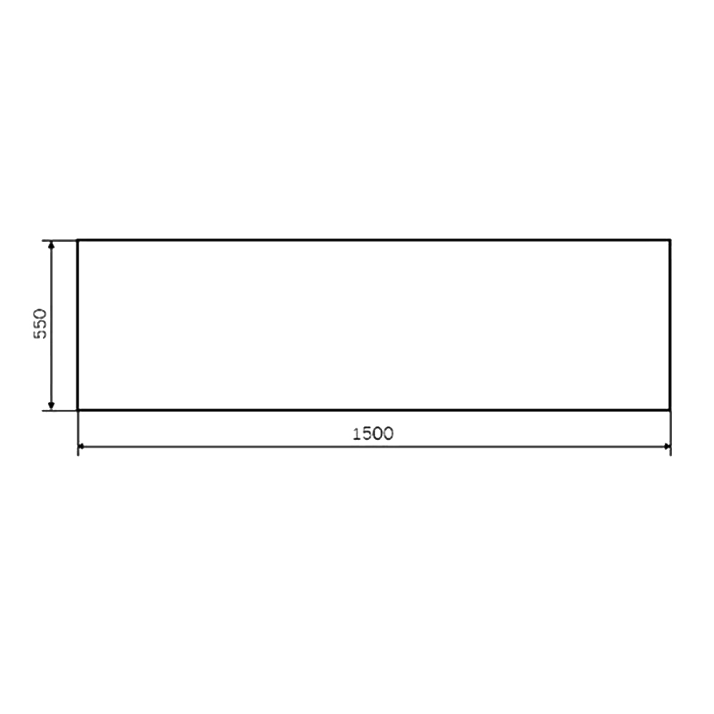 Экран AM.PM Gem 150x70 W90A-150-070W-P белый