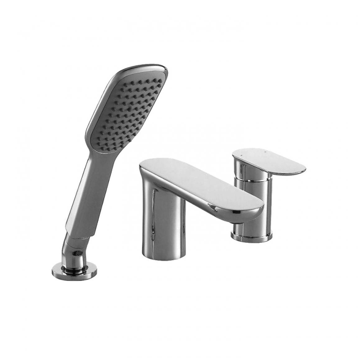 Смеситель на борт ванны Bravat Gina F565104C-2-ENG хром