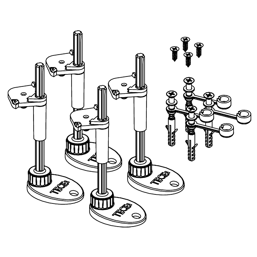 Комплект опор для сифонов TECE TECEdrainpoint S 3690007