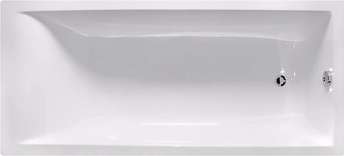 Ванна из искусственного камня Астра-Форм Нейт 150x70 пристенная, белая глянцевая