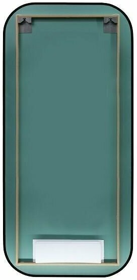 Зеркало Art&max Siena AM-Sie-600-1000-DS-F с подсветкой, черное
