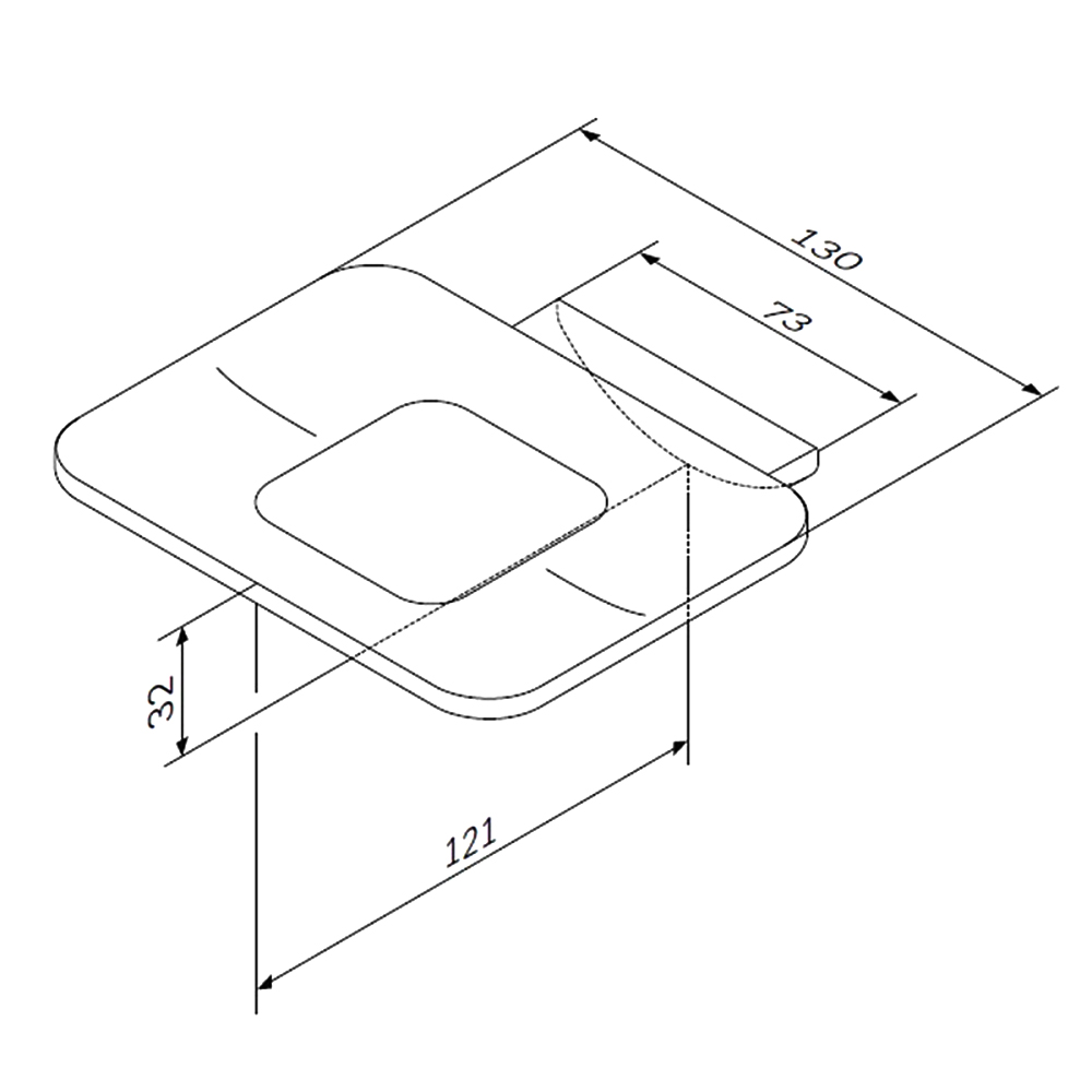 Мыльница AM.PM Inspire 2.0 A50A34200 хром