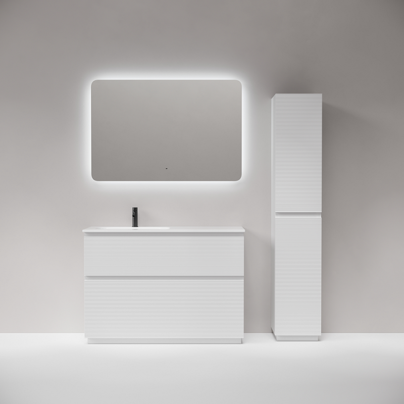 Тумба под раковину Sancos Folk Floor 120 FL120FLW левая, напольная Bianco