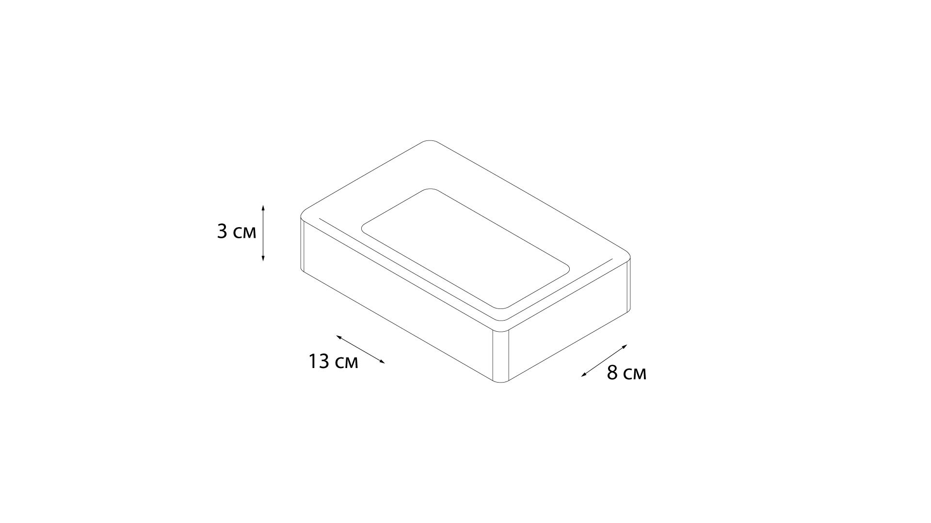 Мыльница Fixsen Dony FX-232-4 белая