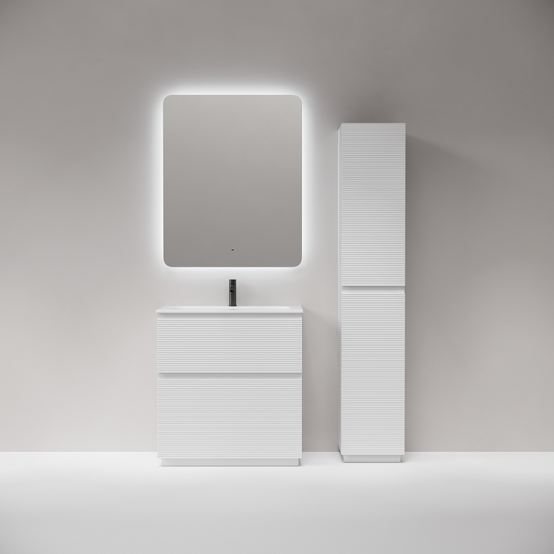 Тумба под раковину Sancos Folk Floor 80 FL80FW напольная, Bianco