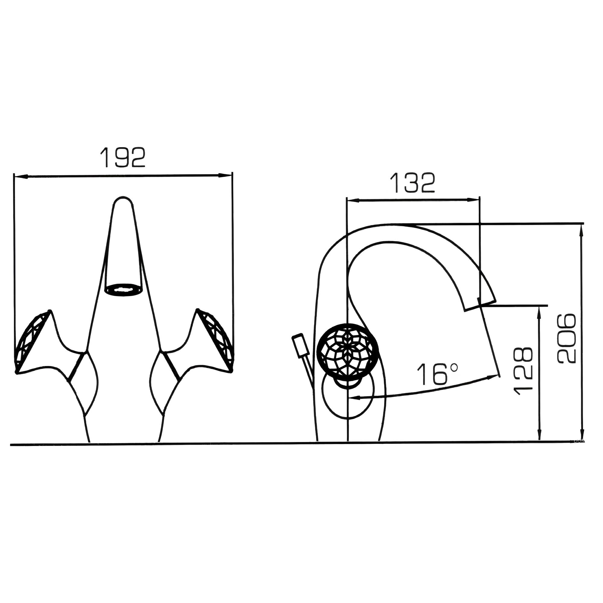 Смеситель для раковины Bravat Swan F14287C-ENG хром