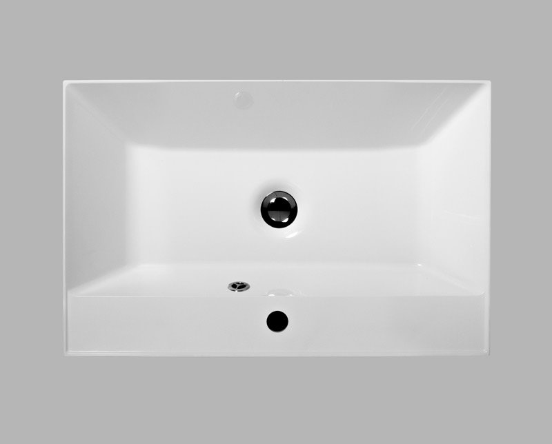 Тумба с раковиной BelBagno Marino 70 белая глянцевая