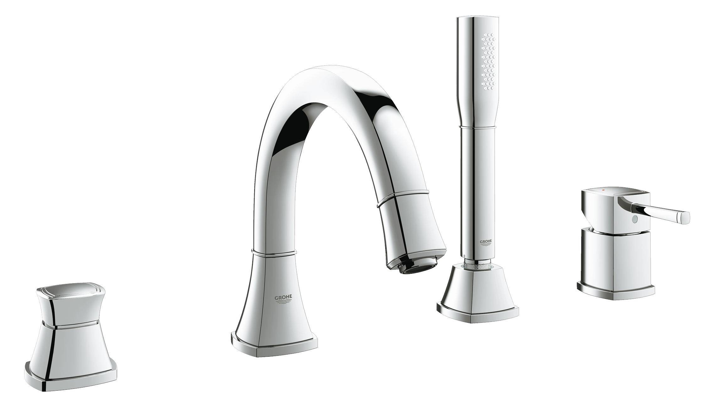 Смеситель на борт ванны Grohe Grandera 19936000 хром