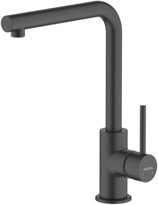 Смеситель для кухни Aquatek Европа AQ1380MB матовый черный