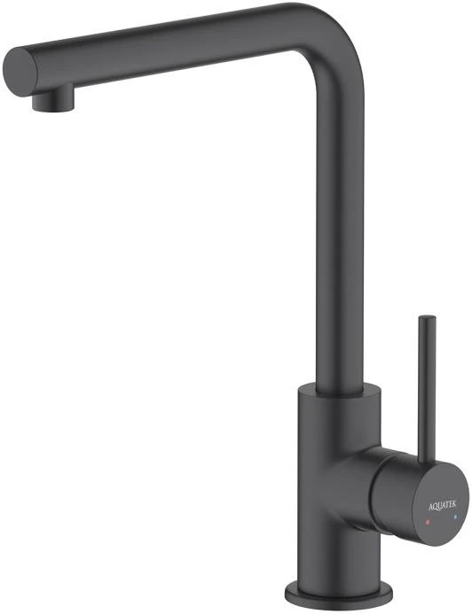 Смеситель для кухни Aquatek Европа AQ1380MB матовый черный