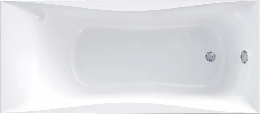 Ванна из искусственного камня Астра-Форм Вега 170x75 пристенная, белая глянцевая