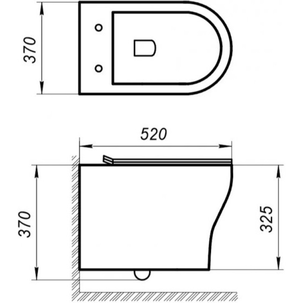 Унитаз подвесной BelBagno Acqua BB340CHR белый глянец