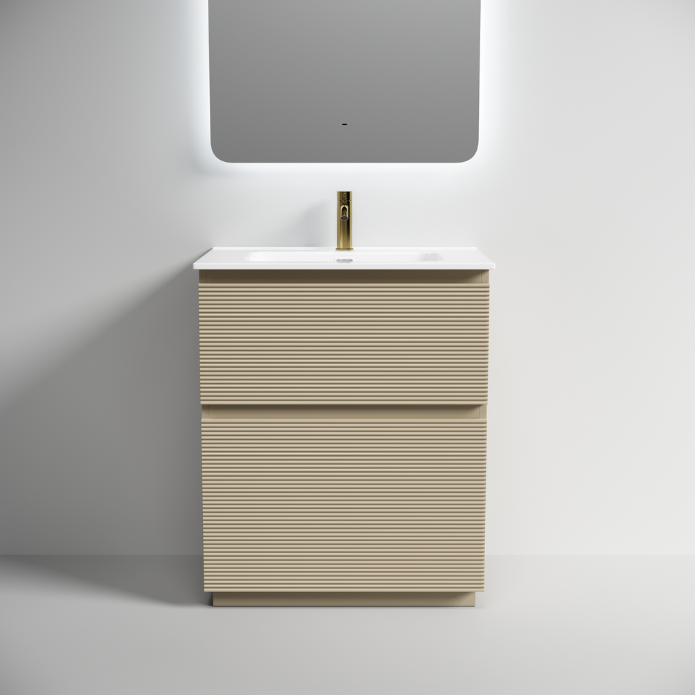 Тумба с раковиной Sancos Folk Floor 70 напольная, капучино