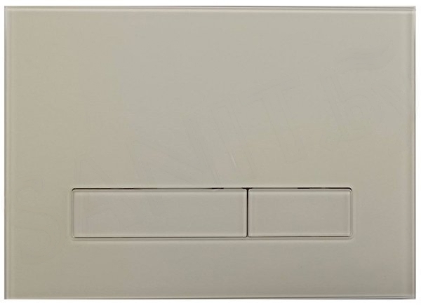 Кнопка смыва KKPol M16 Omnes Vitrum Grande Mat 350/PPX/002-00-00 бежевая матов