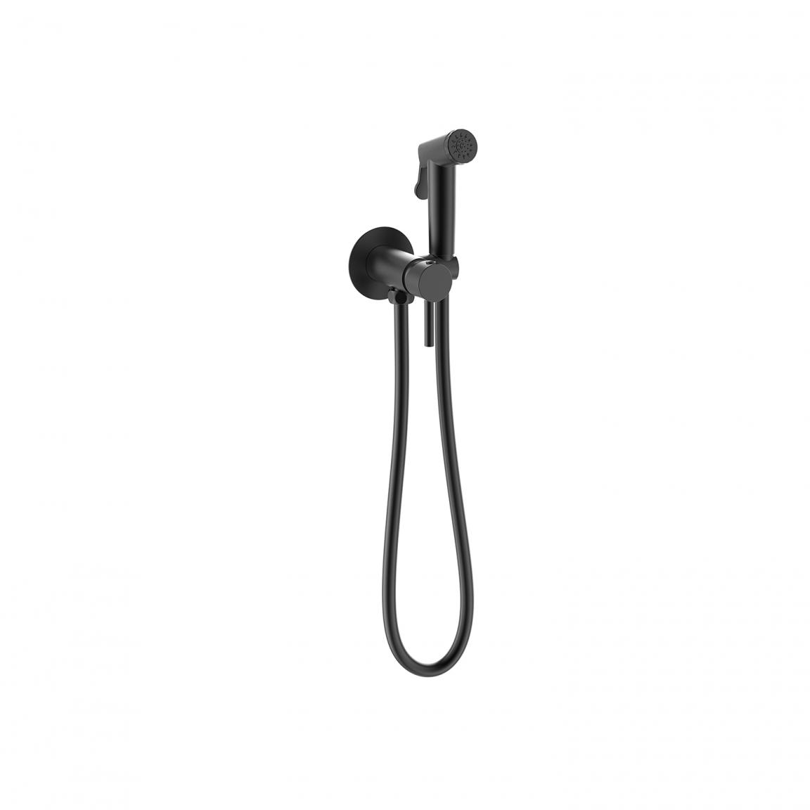 Гигиенический душ Bravat D9151BW-ENG со смесителем, черный