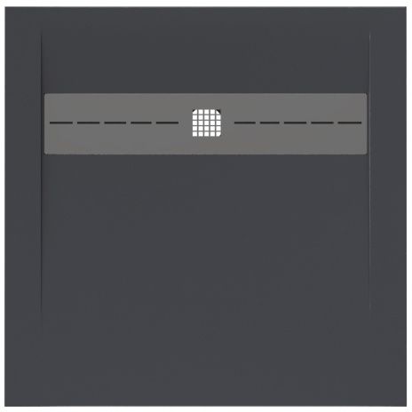 Душевой поддон Allen Brau Infinity 90x90см 8.21001-AM серый