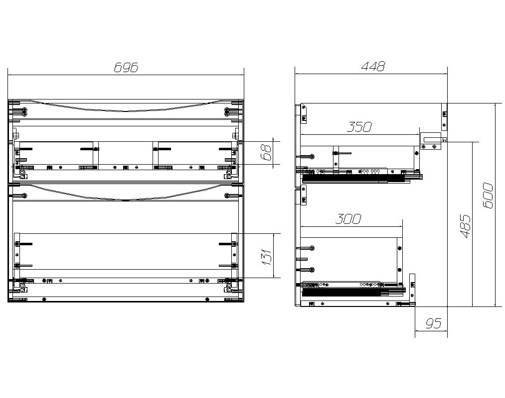 Тумба с раковиной BelBagno Marino 70 MARINO-H60-700-2C-SO-BL-P белая глянцевая