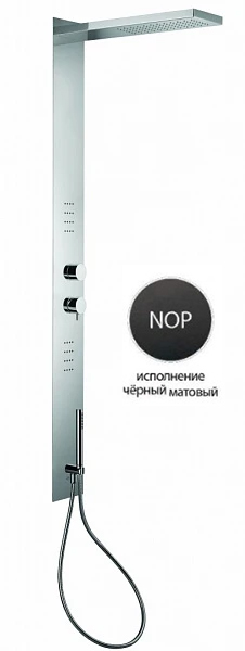 Душевая панель Cezares PREMIER-CDI3-NOP Чёрный матовый