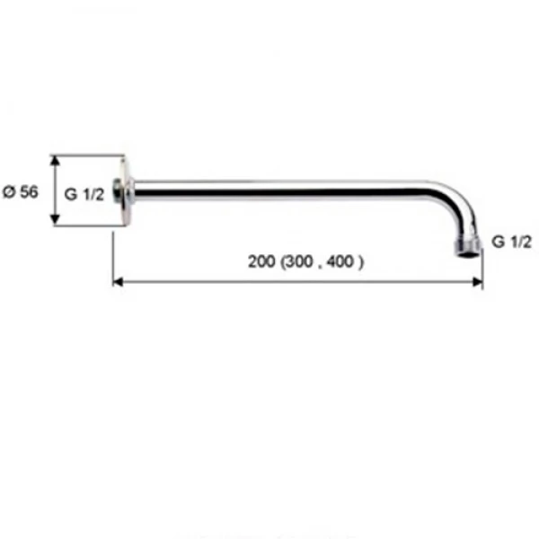 Кронштейн Remer RR343 хром