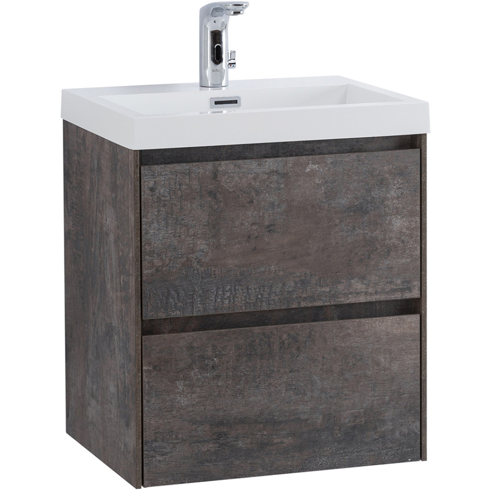 Тумба с раковиной BelBagno Pietra Mini 50 темное дерево