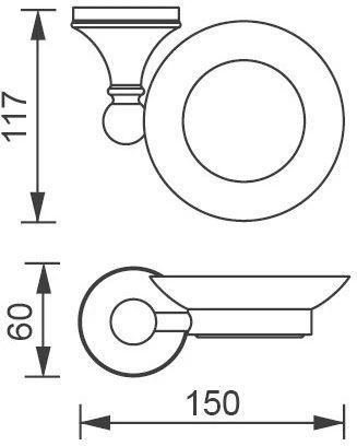 Мыльница Aquanet 5585