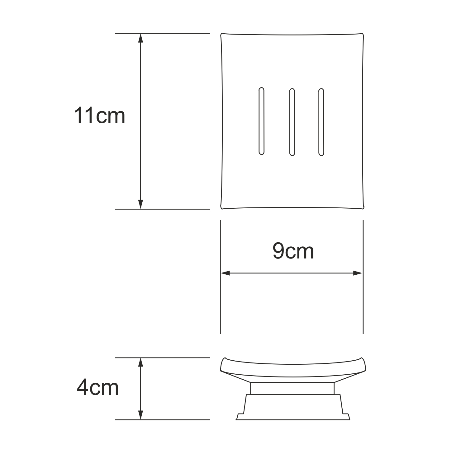 Мыльница Wasserkraft Amper K-5429 хром