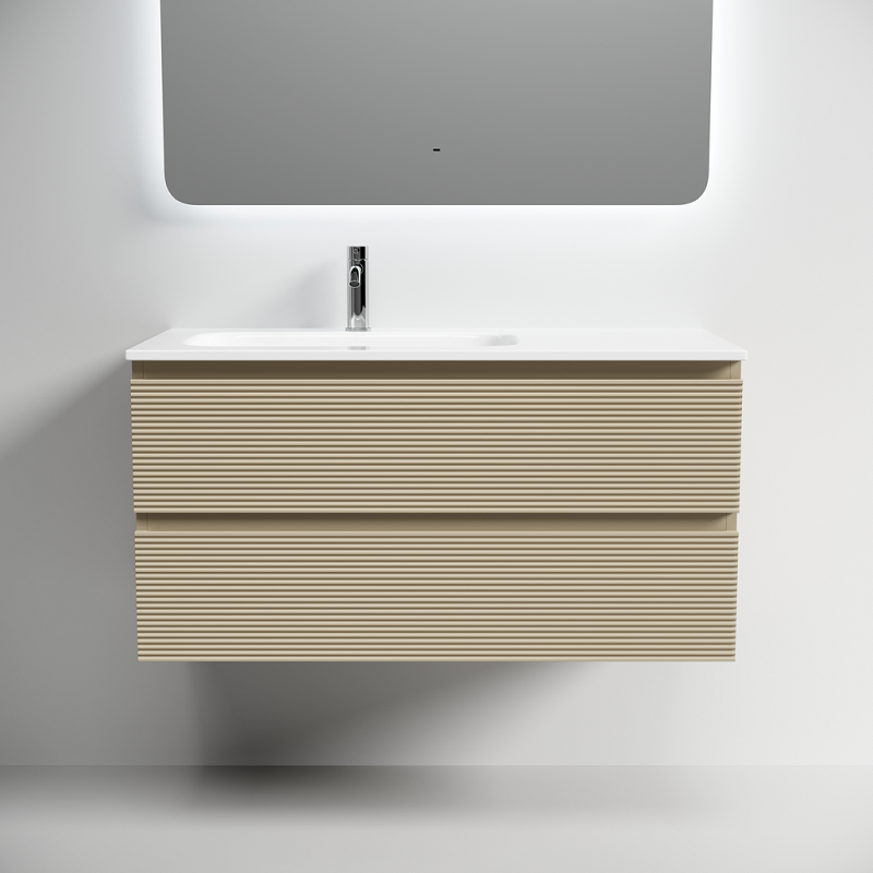Тумба под раковину Sancos Folk 100 FL100LCP левая, капучино