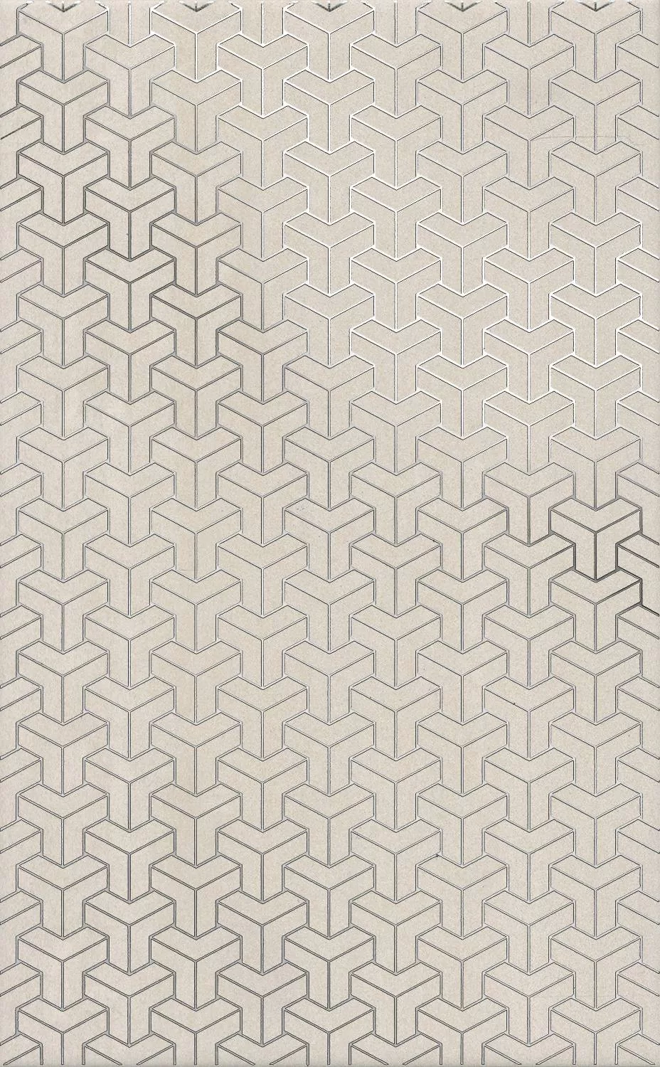 Декор Ломбардиа бежевый матовый 25x40x0,8, 1, шт