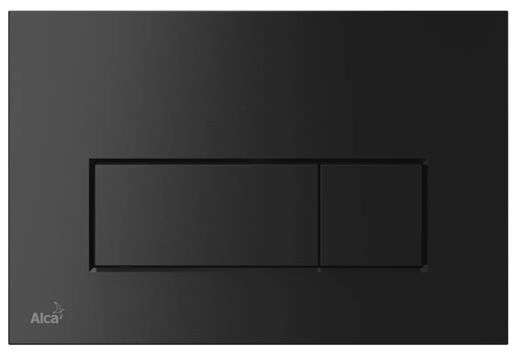 Кнопка смыва AlcaPlast THIN M578 черная матовая
