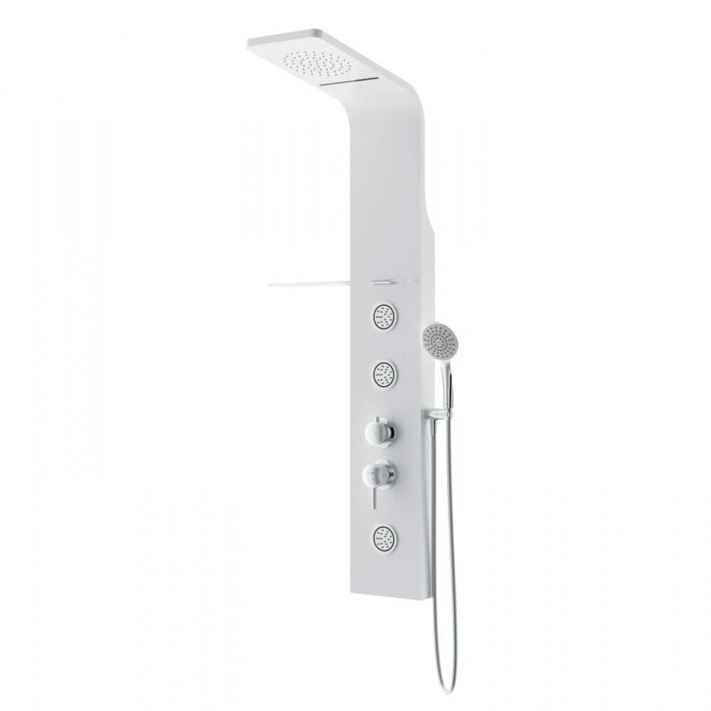 Душевая панель AM.PM Joy W85P-2-136AW белая матовая