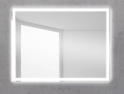 Зеркало BelBagno 90 SPC-GRT-900-600-LED-BTN с подсветкой