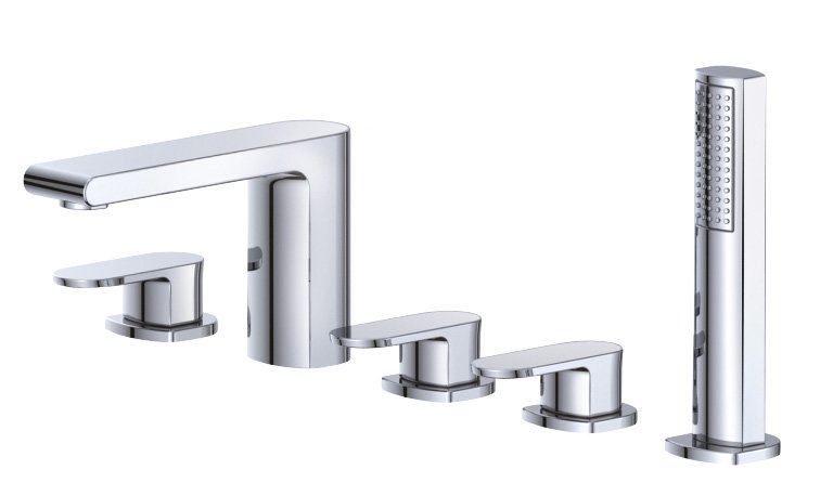 Смеситель на борт ванны BelBagno Terra TER-VI5-CRM хром