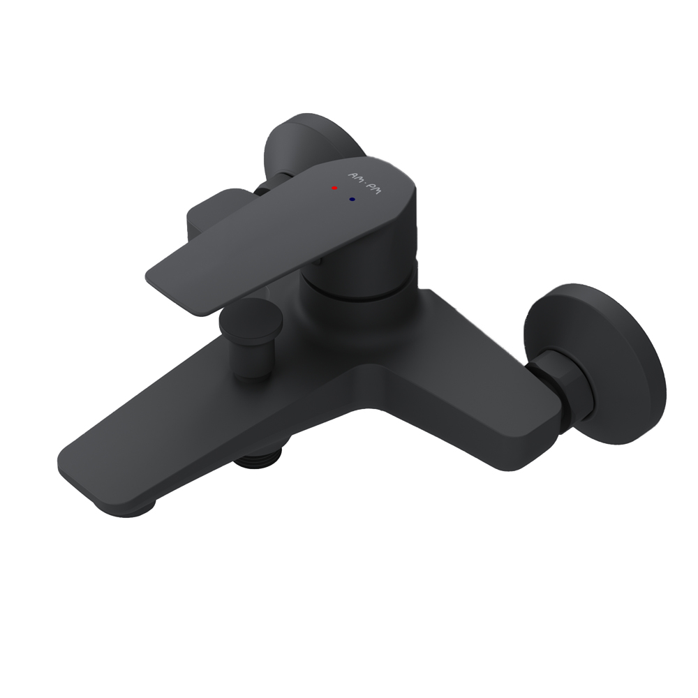 Смеситель для ванны с душем AM.PM Gem F90A10022 черный Смеситель для ванны с душем AM.PM Gem F90A10022 черный