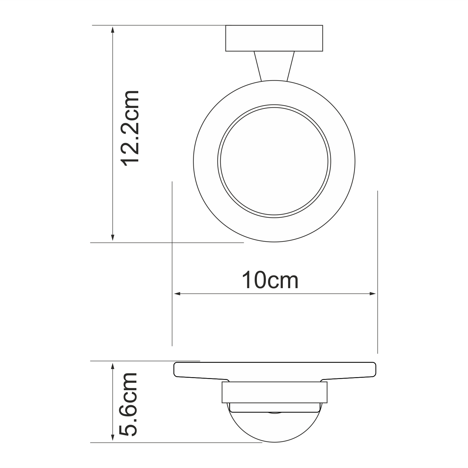 Мыльница Wasserkraft Isen K-4029 хром