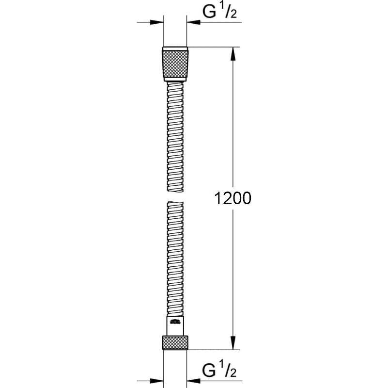 Душевой шланг Lemark 120см LE8028S хром