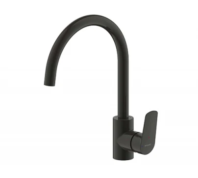 Смеситель для кухни Bravat Rhein F7429564BW-ENG черный
