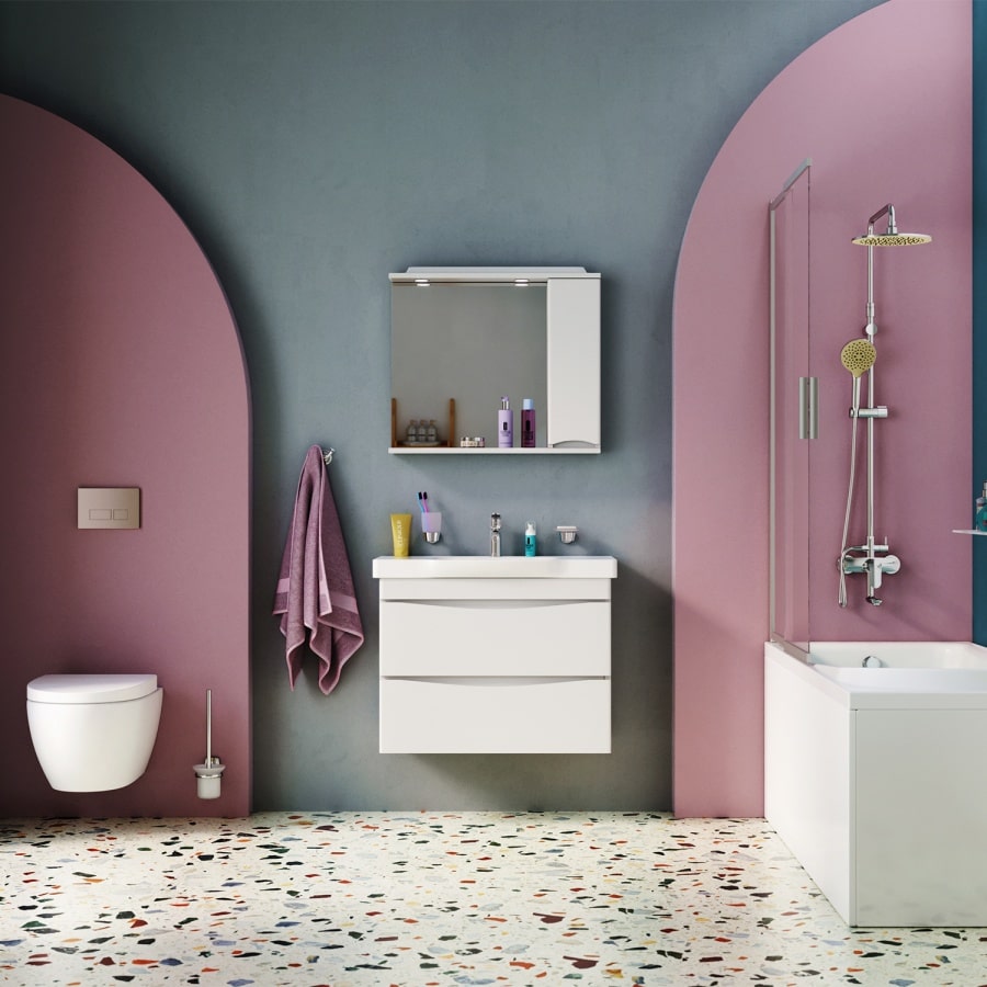 Мебель для ванной AM.PM Like UK80OB белый, хром